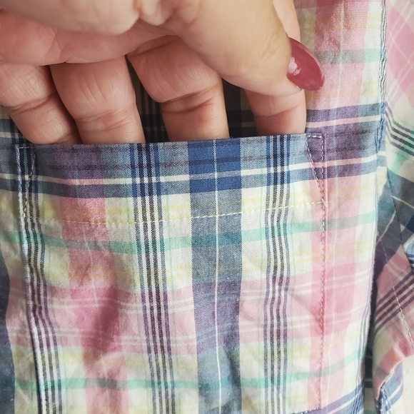 NEW Goodfellow & Co. Men's Striped Short Sleeve Button Down Shirt - Picture 5 of 13